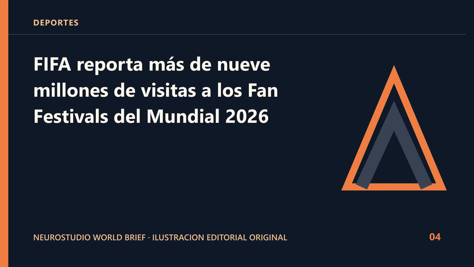 Ilustracion editorial original para: FIFA reporta más de nueve millones de visitas a los Fan Festivals del Mundial 2026
