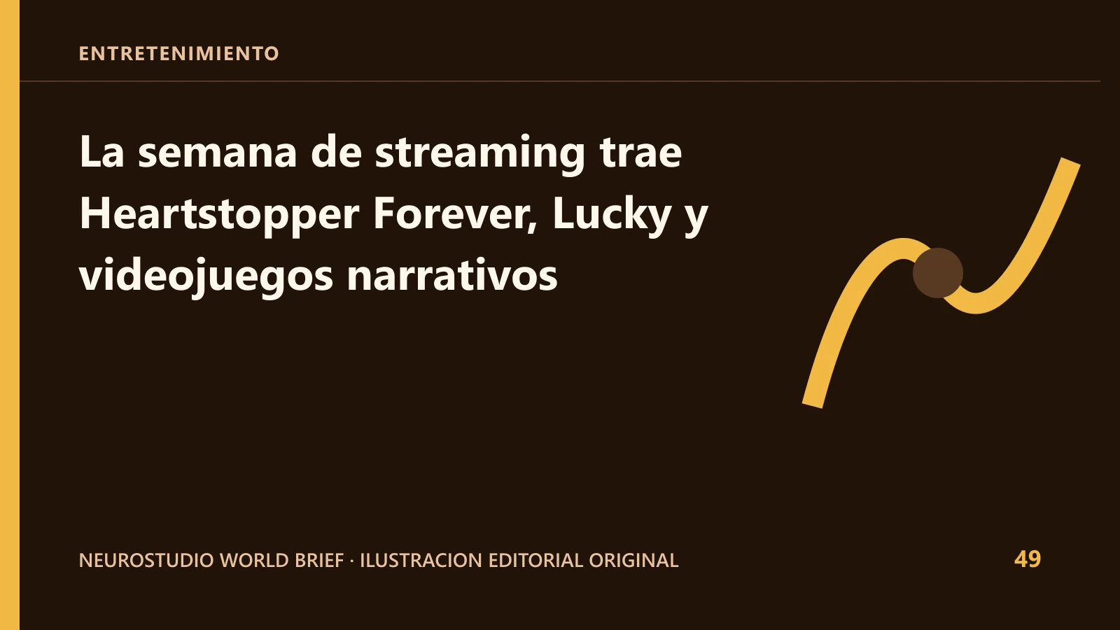 Ilustracion editorial original para: La semana de streaming trae Heartstopper Forever, Lucky y videojuegos narrativos